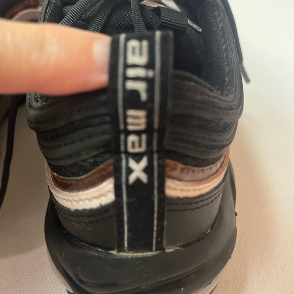 7.5 - Women’s Nike Air Max 97 “Woodgrain” in Black and Pink Shoes / Sneakers - Picture 6 of 10